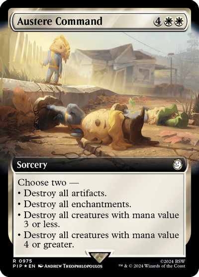 Austere Command (Extended Art) (Surge Foil) card art