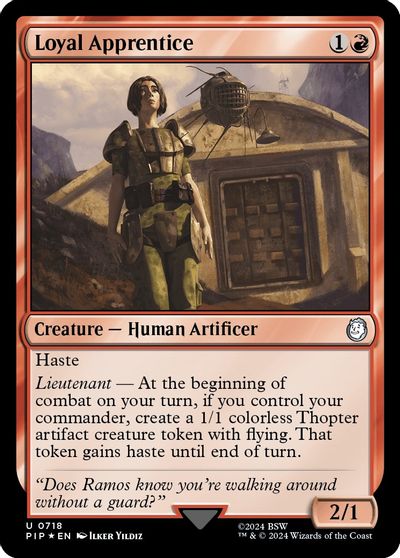 Loyal Apprentice (Surge Foil) card art