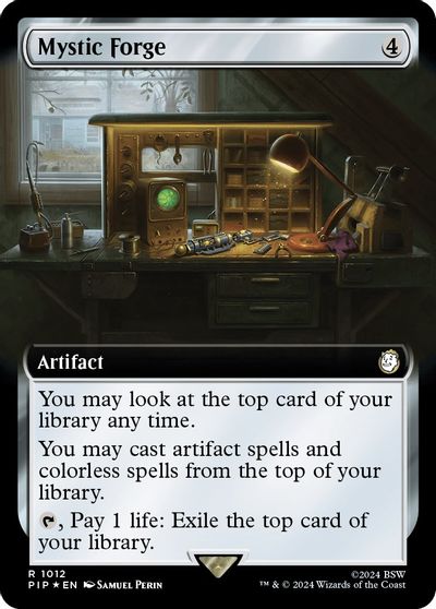 Mystic Forge (Extended Art) (Surge Foil) card art