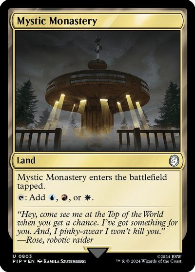 Mystic Monastery (Surge Foil) card art