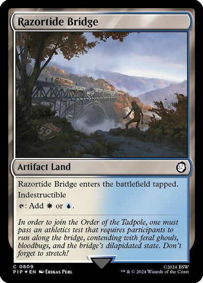 Razortide Bridge (Surge Foil) card art