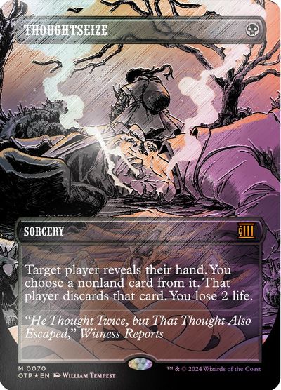 Thoughtseize (Textured Foil) card art