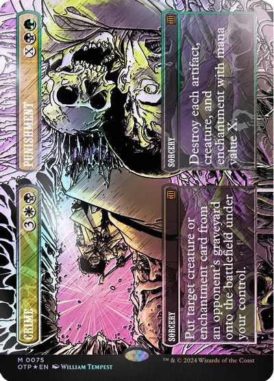 Crime // Punishment (Textured Foil) card art