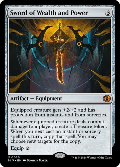 Sword of Wealth and Power card art
