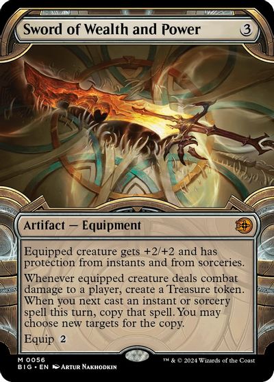 Sword of Wealth and Power (Showcase) card art
