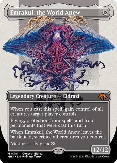 Emrakul, the World Anew (Borderless) card art