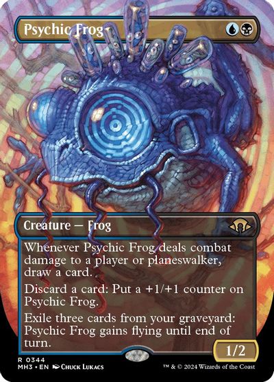 Psychic Frog (Borderless) card art