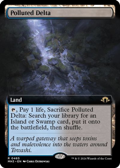Polluted Delta (Extended Art) card art