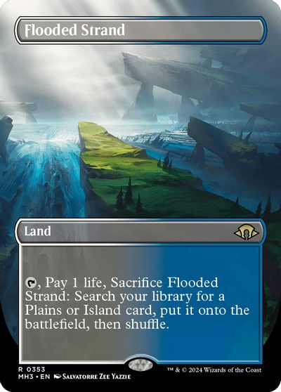 Flooded Strand (Borderless) card art