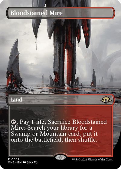 Bloodstained Mire (Borderless) card art