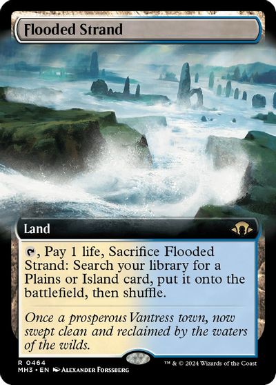 Flooded Strand (Extended Art) card art