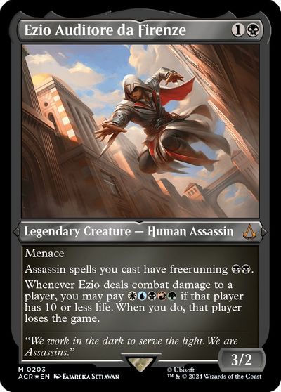 Ezio Auditore da Firenze (Foil Etched) card art