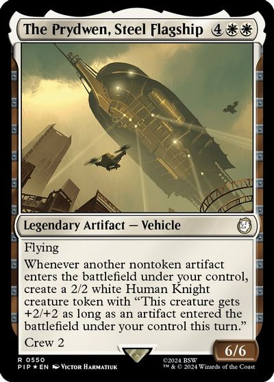 The Prydwen, Steel Flagship (Surge Foil) card art