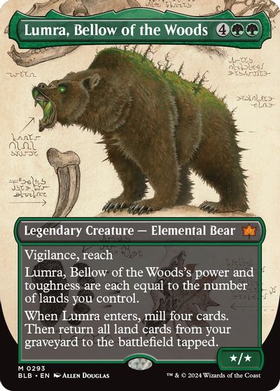 Lumra, Bellow of the Woods (Borderless) (0293) card art