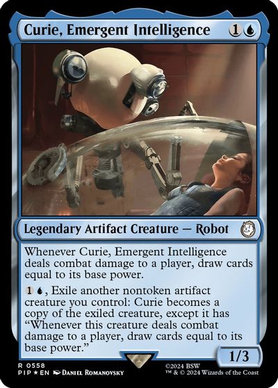 Curie, Emergent Intelligence (Surge Foil) card art