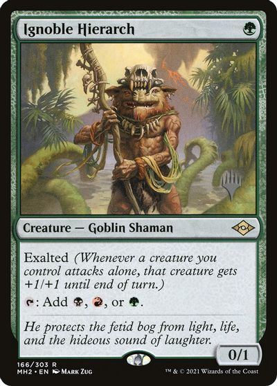 Ignoble Hierarch card art