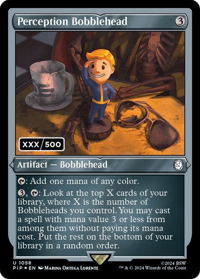 Perception Bobblehead (Serial Numbered) card art