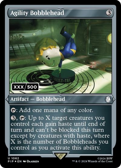 Agility Bobblehead (Serial Numbered) card art