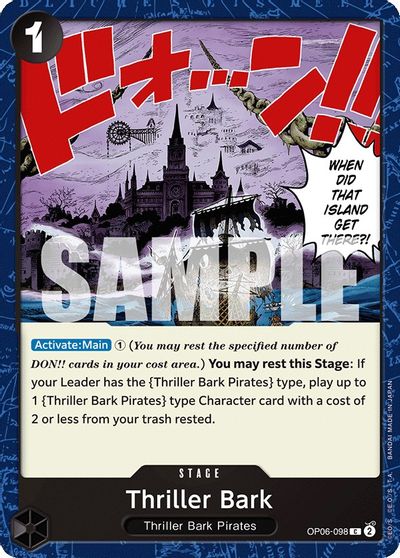 Thriller Bark card art