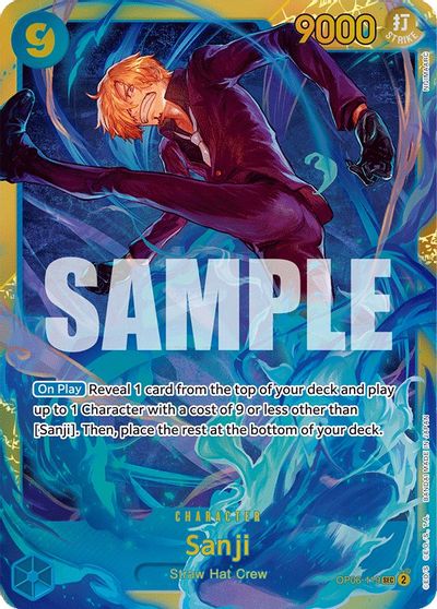 Sanji card art