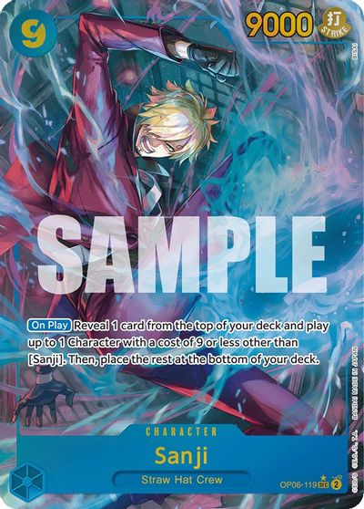 Sanji (Alternate Art) card art