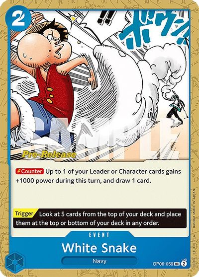 White Snake card art