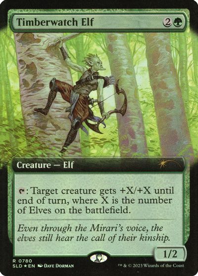 Timberwatch Elf (Extended Art) card art
