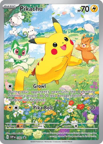 Pikachu - 088 card art