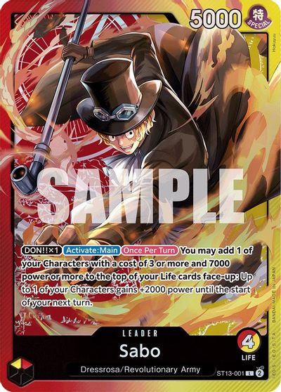 Sabo (001) card art