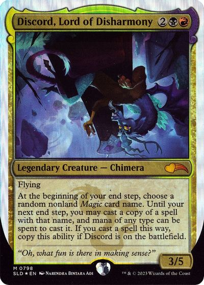Discord, Lord of Disharmony card art