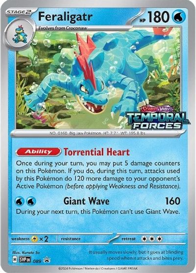 Feraligatr - 089 (Prerelease) card art