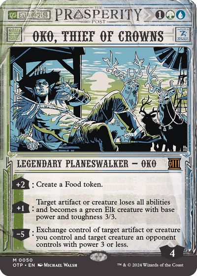 Oko, Thief of Crowns card art