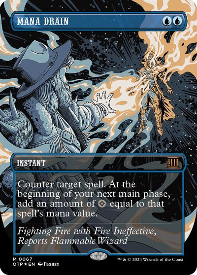 Mana Drain (Textured Foil) card art
