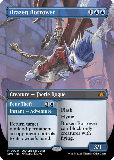 Brazen Borrower (Borderless) card art