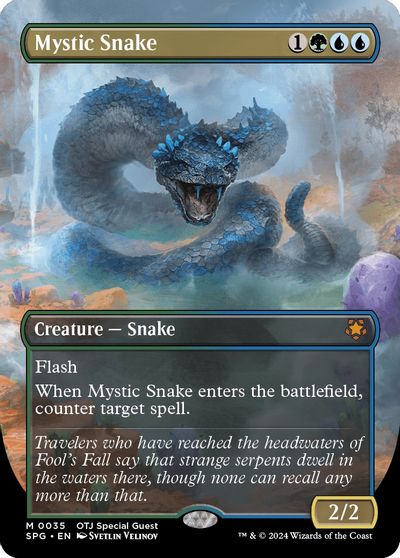 Mystic Snake (Borderless) card art