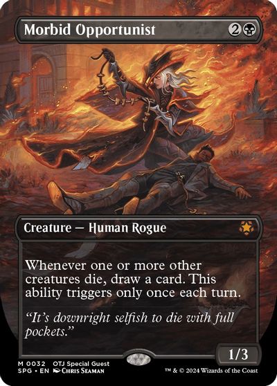 Morbid Opportunist (Borderless) card art