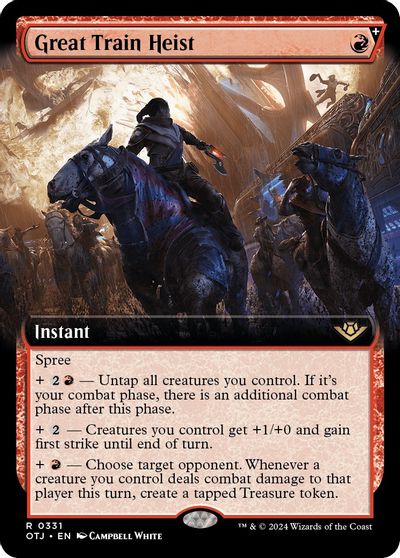 Great Train Heist (Extended Art) card art