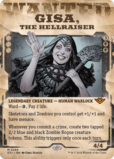 Gisa, the Hellraiser (Showcase) card art