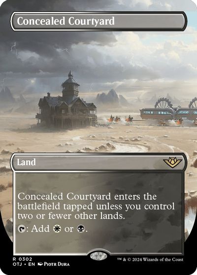 Concealed Courtyard (Borderless) card art