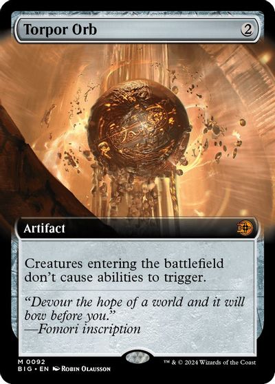 Torpor Orb (Extended Art) card art