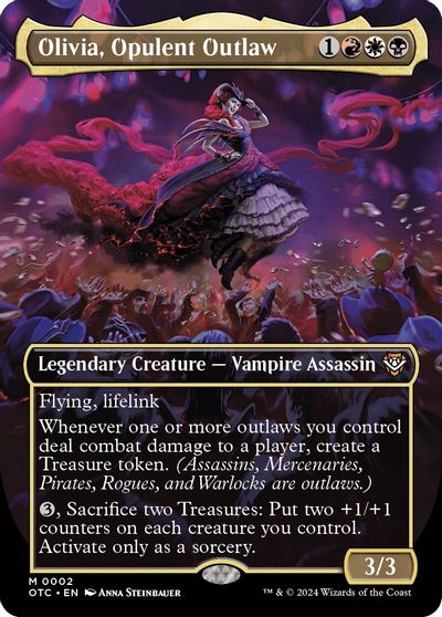 Olivia, Opulent Outlaw (Borderless) card art