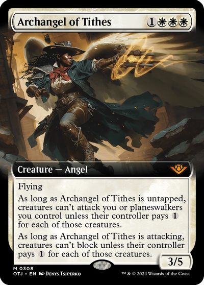 Archangel of Tithes (Extended Art) card art