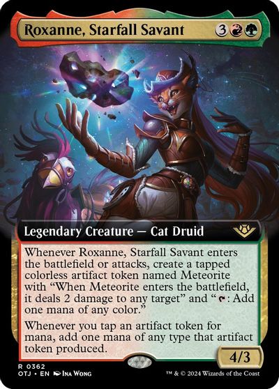 Roxanne, Starfall Savant (Extended Art) card art