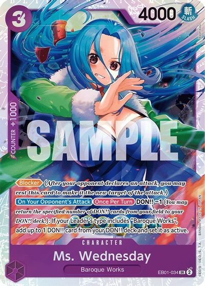 Ms. Wednesday card art