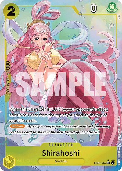 Shirahoshi (Alternate Art) card art