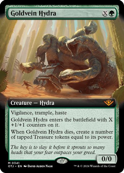 Goldvein Hydra (Extended Art) card art