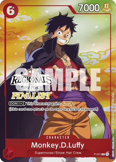 Monkey.D.Luffy (001) (Offline Regional 2024 Vol. 2) [Finalist] card art
