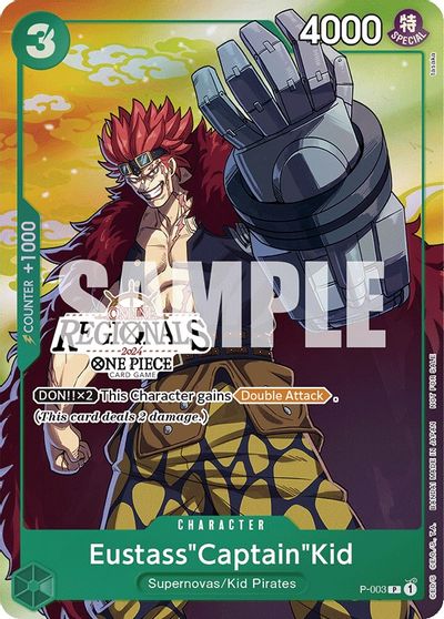 Eustass"Captain"Kid (Online Regional 2024 Vol. 2) [Participant] card art