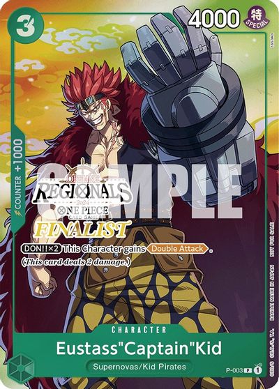 Eustass"Captain"Kid (Offline Regional 2024 Vol. 2) [Finalist] card art