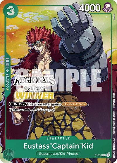 Eustass"Captain"Kid (Offline Regional 2024 Vol. 2) [Winner] card art